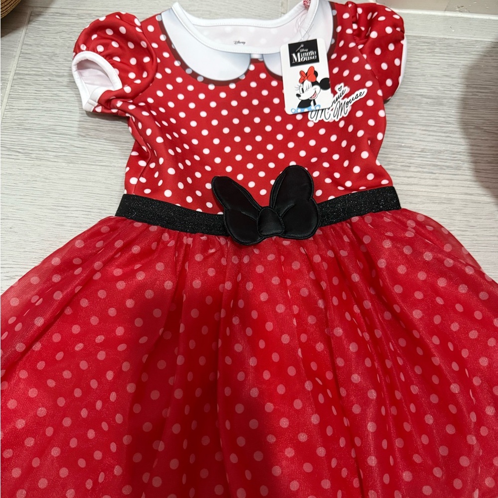 Disney Minnie Mouse Red Polka Dot Dress